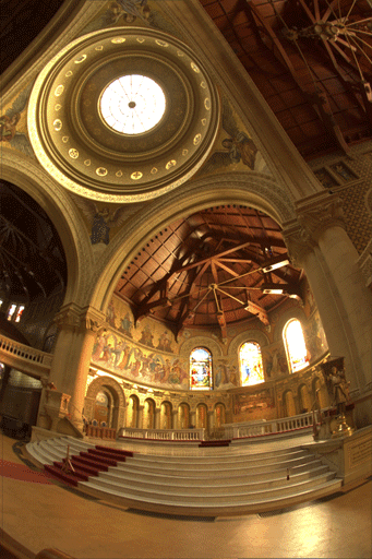 Heavy glare using the FFT-based method